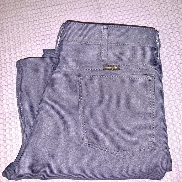 Wrangler Other - Wrangler Gray Blue Straight Leg Pants Size 34/32